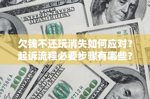 武汉欠钱不还玩消失如何应对？起诉流程必要步骤有哪些？